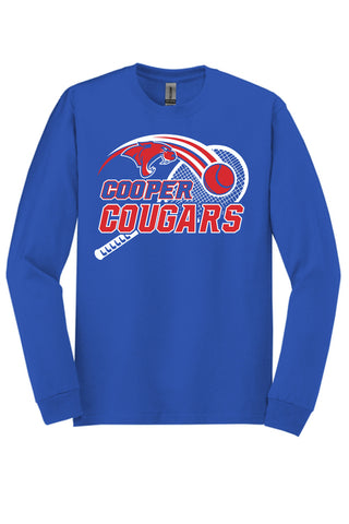 Cooper Cougars - Tennis Long Sleeve T-Shirt