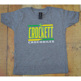 Crockett Crocodiles - Toddler Split Stripe T-Shirt