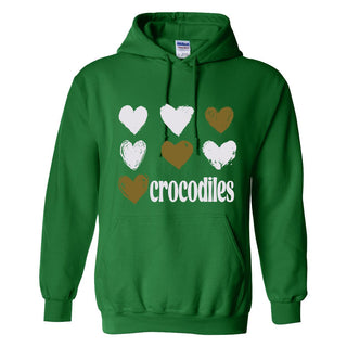Crockett Crocodiles - Foil Hearts Hoodie