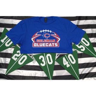Coleman Bluecats - Football T-Shirt