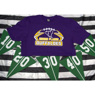 Cross Plains Buffaloes - Football T-Shirt