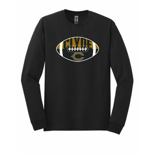 Clyde Bulldogs - Football Long Sleeve T-Shirt