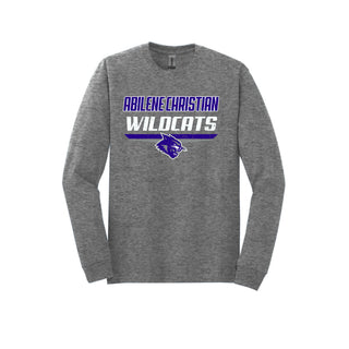 Abilene Christian University Wildcats - Double Stripe Long Sleeve T-Shirt