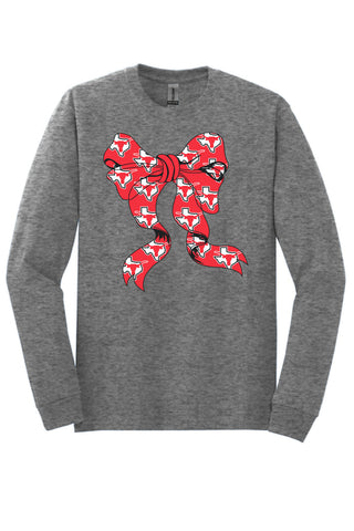 Eastland Mavericks - Bow Mascot Long Sleeve T-Shirt