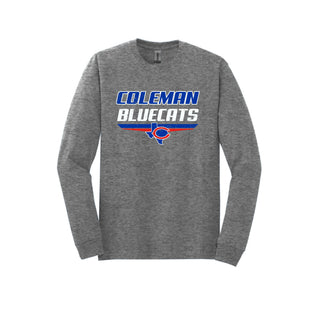 Coleman Bluecats - Double Stripe Long Sleeve T-Shirt