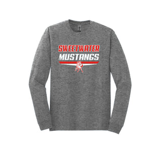 Sweetwater Mustangs - Double Stripe Long Sleeve T-Shirt