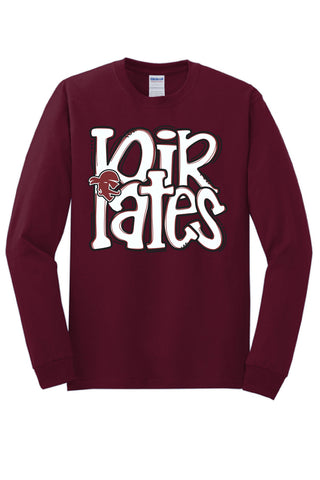 Eula Pirates - Funky Stack Long Sleeve T-Shirt