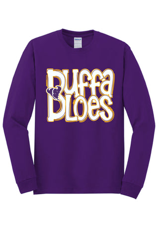 Cross Plains Buffaloes - Funky Stack Long Sleeve T-Shirt