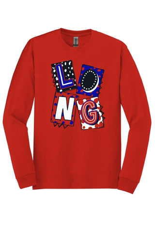 Long Cubs - Scrapbook Box Long Sleeve T-Shirt