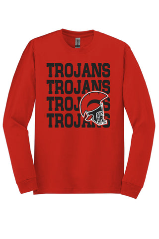 Taylor Trojans - Repeat Long Sleeve T-Shirt