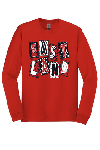 Eastland Mavericks - Scrapbook Box Long Sleeve T-Shirt