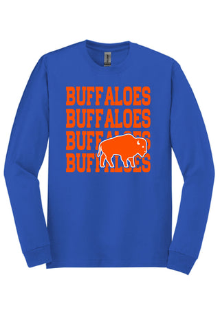 Alcorta Buffaloes - Repeat Long Sleeve T-Shirt