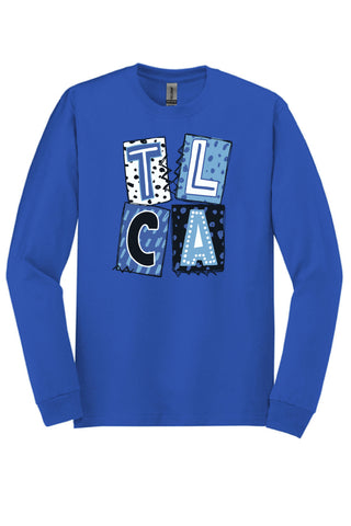 TLCA Eagles - Scrapbook Box Long Sleeve T-Shirt