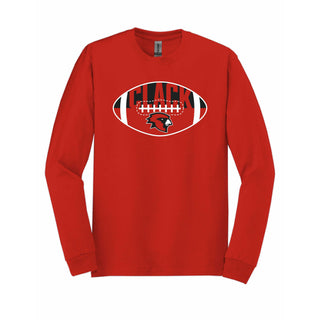 Clack Cardinals - Football Long Sleeve T-Shirt
