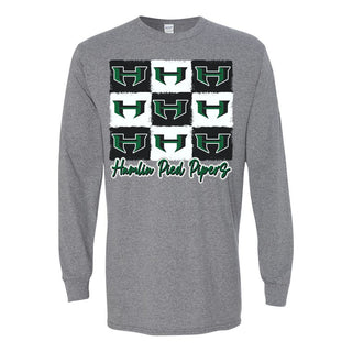 Hamlin Pied Pipers - 9 Boxes Long Sleeve T-Shirt
