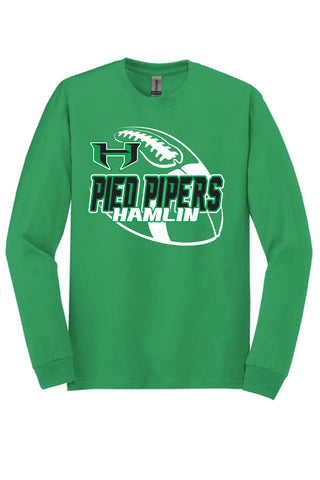 Hamlin Pied Pipers - Football Long Sleeve T-Shirt
