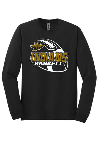 Haskell Indians - Football Long Sleeve T-Shirt
