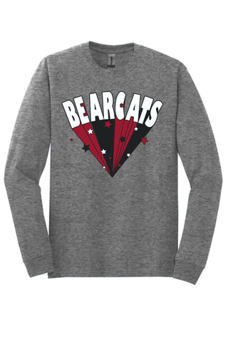 Hawley Bearcats - Stars Long Sleeve T-Shirt