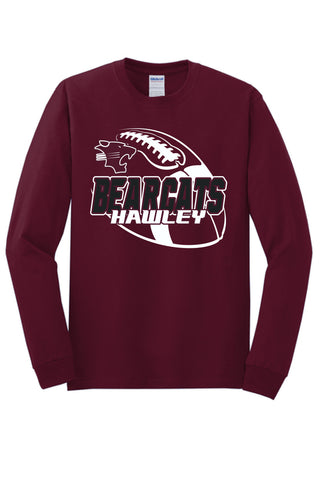 Hawley Bearcats - Football Long Sleeve T-Shirt