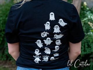 Boo with Ghosts - Halloween Tee