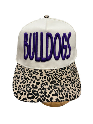 Bulldogs - Puff Leopard Bill Trucker Cap