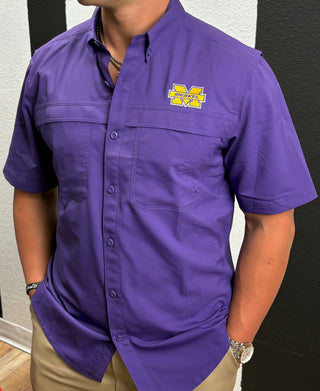 Merkel Badgers - Short-Sleeve Fishing Shirt