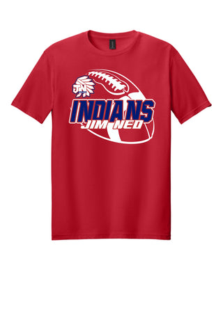 Jim Ned Indians - Football T-Shirt
