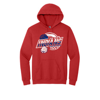 Jim Ned Indians - Basketball Hoodie