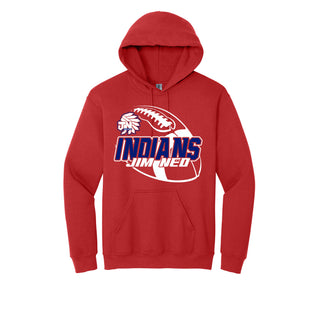 Jim Ned Indians - Football Hoodie