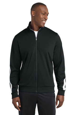 Sport-Tek ® Tricot Sleeve Stripe Track Jacket. JST94