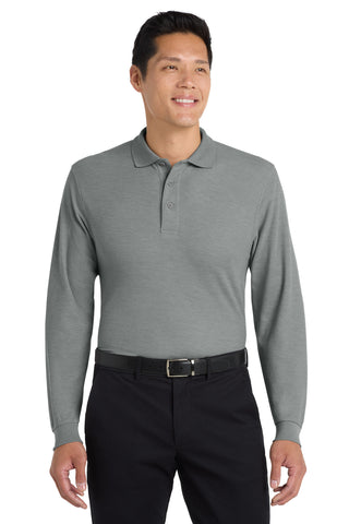 Port Authority® Silk Touch™ Long Sleeve Polo.  K500LS