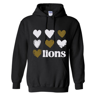Stafford Lions - Foil Hearts Hoodie