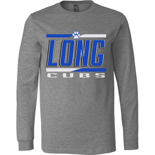 Long Cubs - Split Stripe Long Sleeve T-Shirt