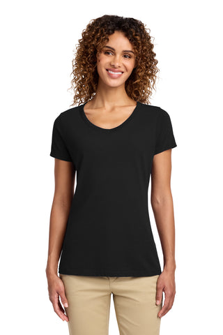 Port & Co® Women's Fan Favorite V-Neck Tee. LPC450V