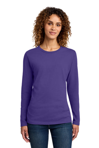 Port & Co® Women's Long Sleeve Core Cotton Tee. LPC54LS