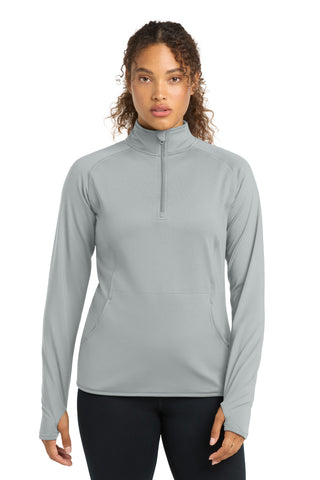 Sport-Tek® Women's Sport-Wick® Stretch 1/4-Zip Pullover. LST850
