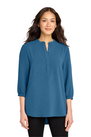 Port Authority® Women's 3/4-Sleeve Textured Crepe Tunic LW713