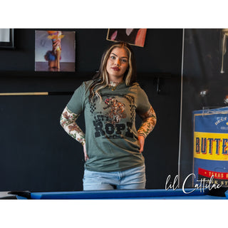 Let's Rope Calf Roper - Western Tee