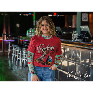 Let's Rodeo Barrel Racer - Western Tee
