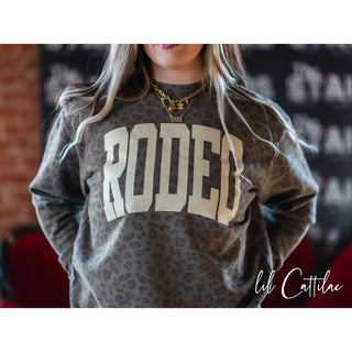 Rodeo Leopard Sweatshirt