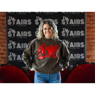 Love Leopard - Valentines Sweatshirt