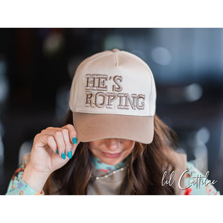 He's Roping Trucker Caps - Lil Cattilac