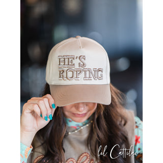 He's Roping Trucker Caps - Lil Cattilac