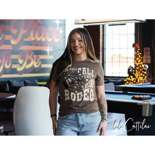 And They Call the Thing Rodeo Bronc - Western Tee