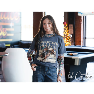 About to Get Western Bull Rider - Western Tee