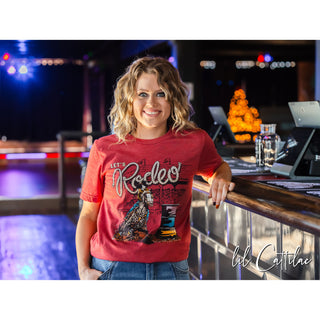 Let's Rodeo Barrel Racer - Western Tee