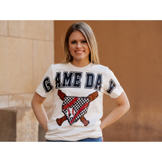 Game Day Check Home Plate - Baseball Tee - Lil Cattilac