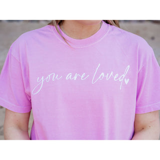 You Are Loved Crop - Valentines Tee