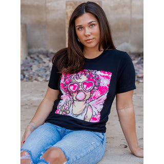 Cupid with Puff - Valentines Tee - Lil Cattilac