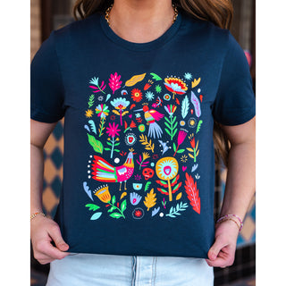 Fiesta Flowers - Cinco Tee - Lil Cattilac